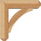 Ekena Millwork Thorton Craftsman Rough Sawn Bracket w/ Offset Brace, Western Red Cedar, 6"W x 20"D x 20"H BKT0604X20X20THR04RWR - alternate 3